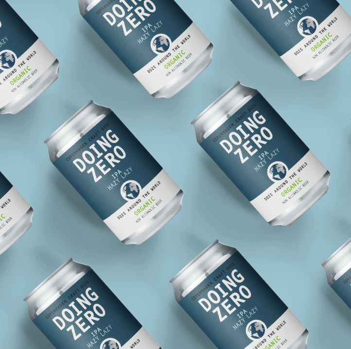 12 STK x 33 CL DOING ZERO HAZY LAZY IPA - VINDER AF 'SOL OVER GUDHJEM' PRODUKTPRIS 2023