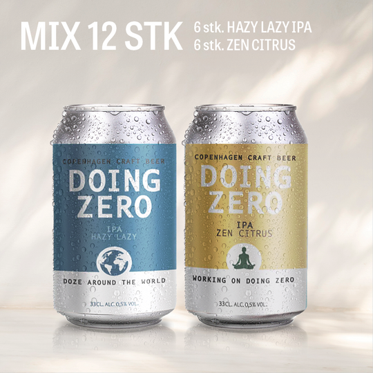 Mix - 6x33cl. Doing Zero Hazy Lazy IPA & 6x33cl. Doing Zero Zen Citrus