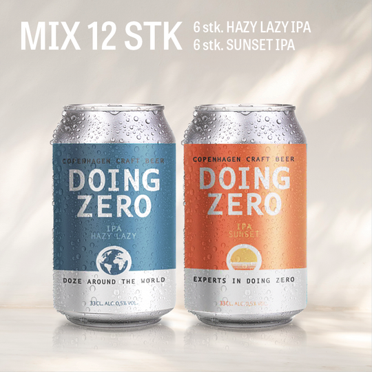 Mix - 6x33cl. Doing Zero Hazy Lazy IPA & 6x33cl. Doing Zero Sunset IPA