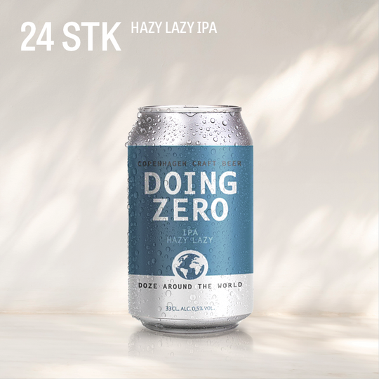 24x33cl. Doing Zero Hazy Lazy IPA - Vinder af 'Sol Over Gudhjem' produktprisen 2023